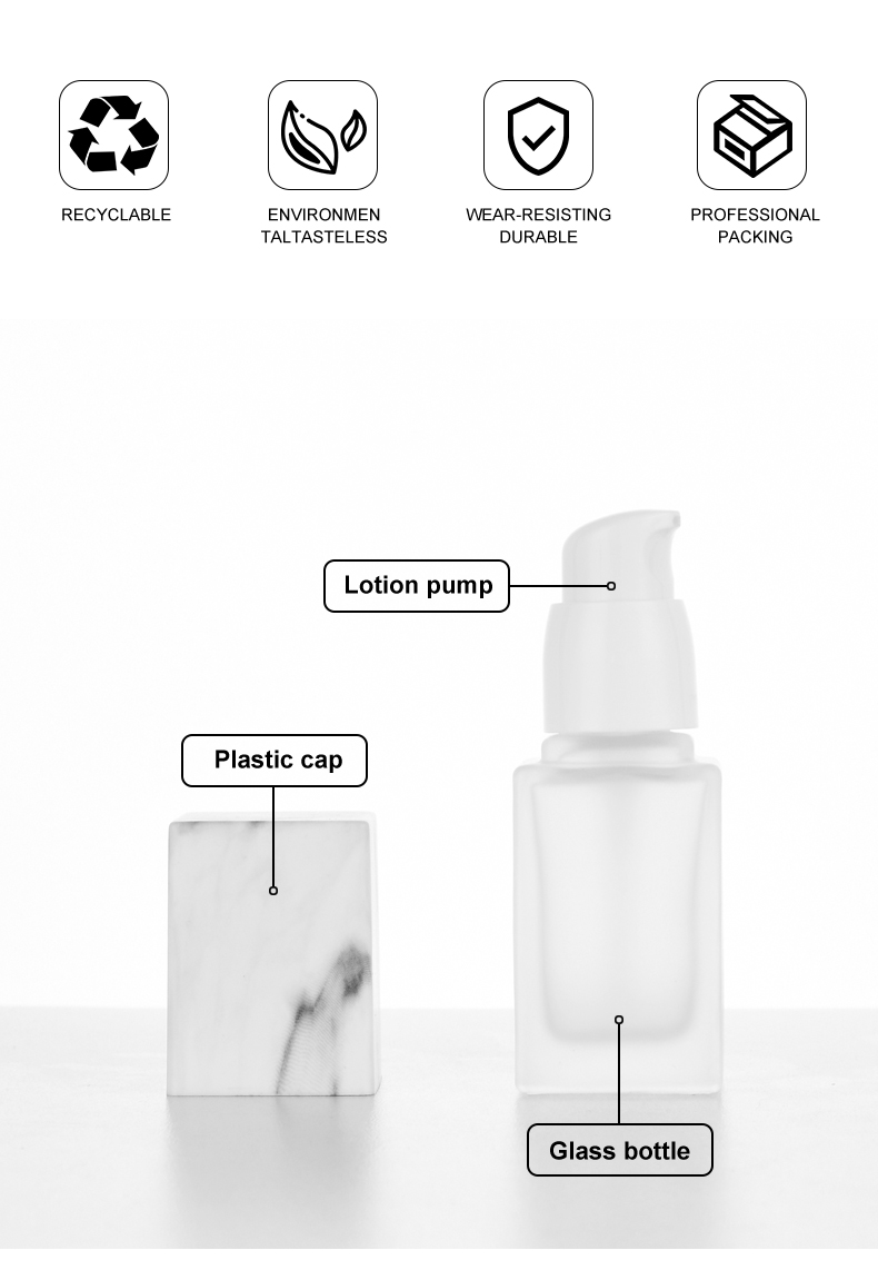 base de maquillaje líquida 30ml Lotion Bottle / Foundation Bottle