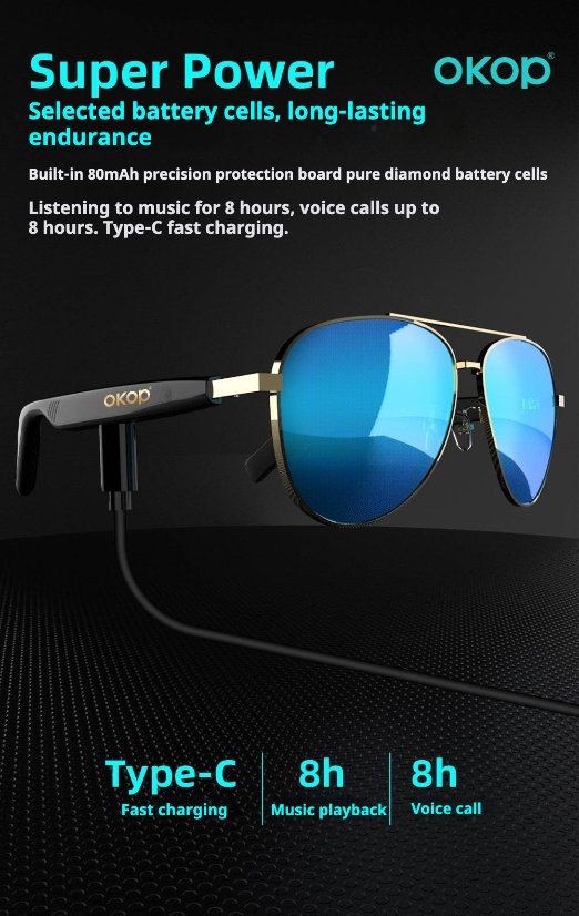 Smart glasses KP-Y101 Smart bluetooth grasses
