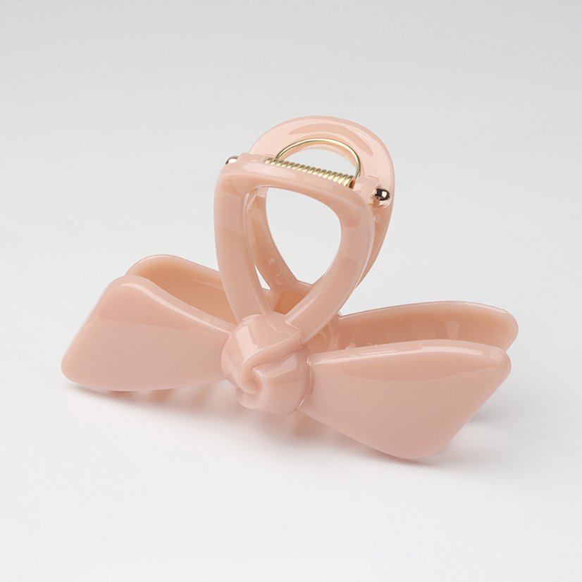 Claw Clip Simple Half-Up Hair Clips, New Style, Korean Fashion, Versatile, Bow Claw Clip, High-End Sense, Shark Clip for Women