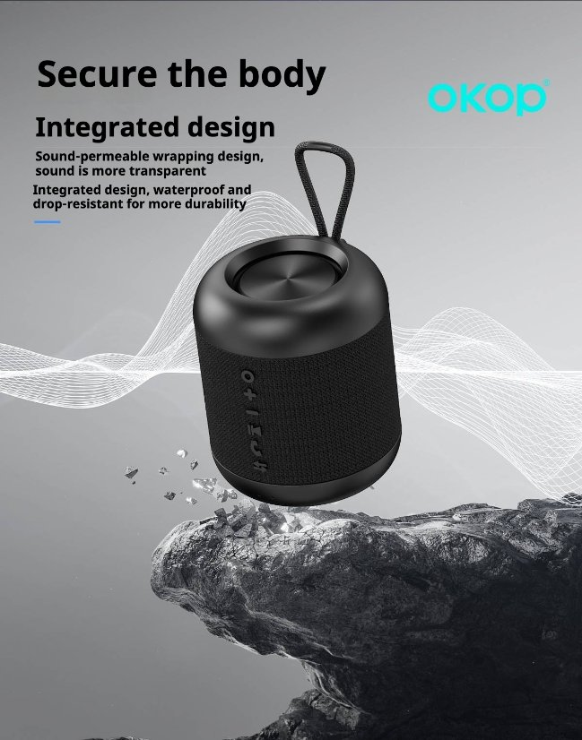Portable Outdoor Bluetooth Speaker KP-841 Portable wireless bluetooth speaker