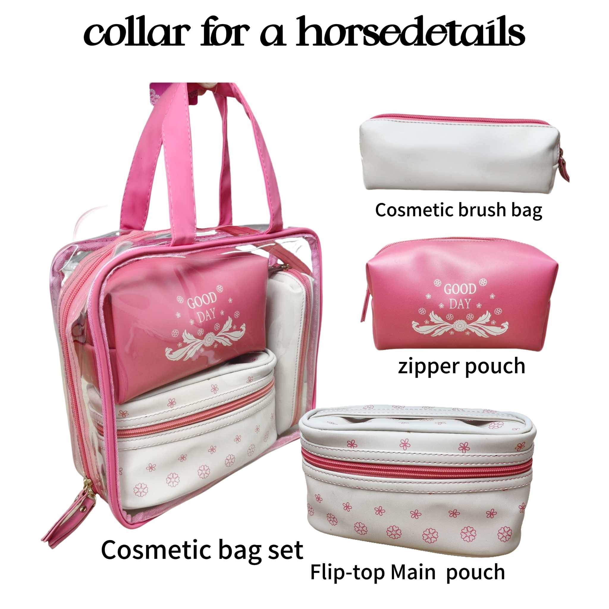 Makeup bag Transparent Cosmetic Set Bag