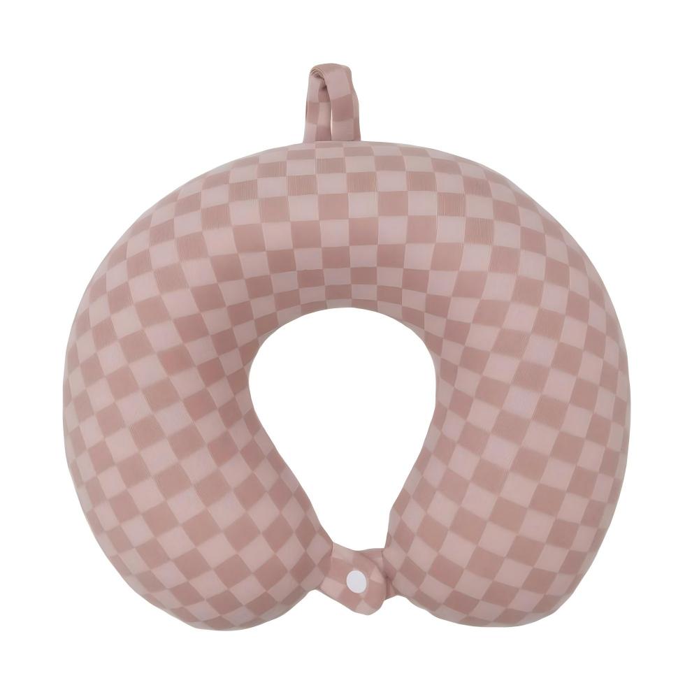 U-shaped pillow Small Checkered Memory Foam U-Shaped Pillow