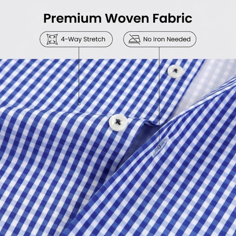 Plaid C360 Four-Way Stretch Long-Sleeve Shirt