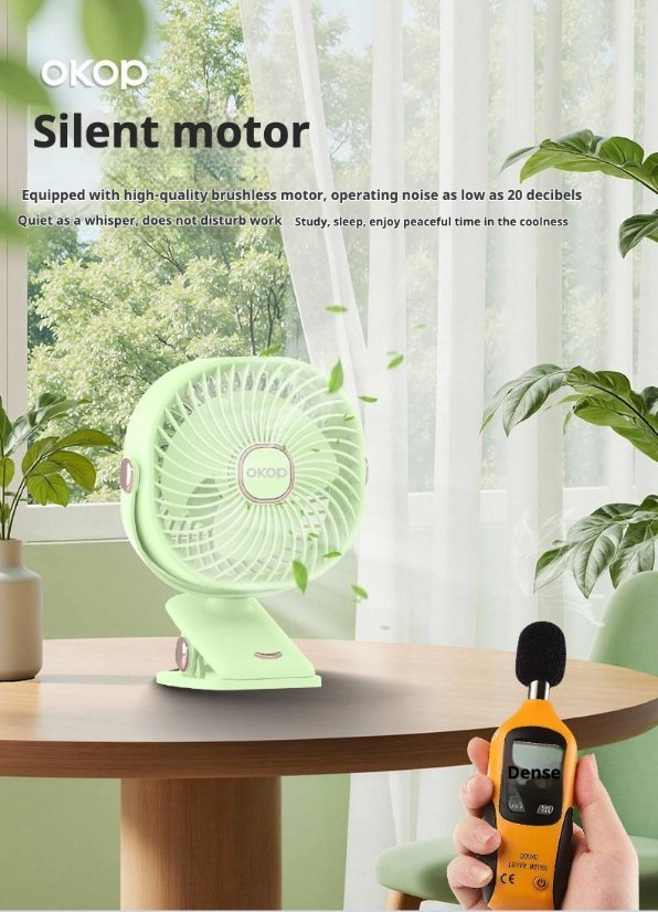 Fan KP-F06 Portable clip-on fan.