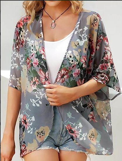 Women’s Clothing Women's Kimono (Customizable)