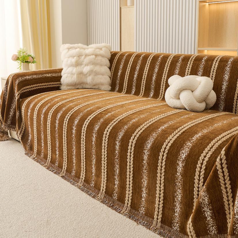 Jacquard sofa throw Wheat Ear Sofa Throw