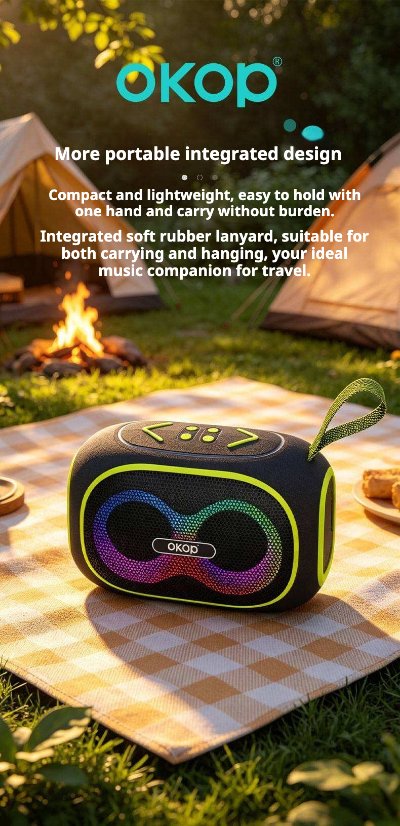 Portable Outdoor Bluetooth Speaker KP-854 Wireless Bluetooth Speaker