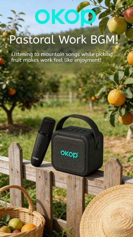 Karaoke Speaker System KP-K05 Wireless Bluetooth Microphone Speaker