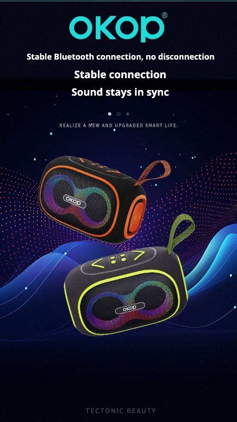 Portable Outdoor Bluetooth Speaker KP-854 Wireless Bluetooth Speaker