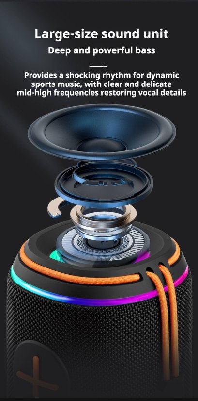 Portable Outdoor Bluetooth Speaker KP-827 Wireless Bluetooth Speaker