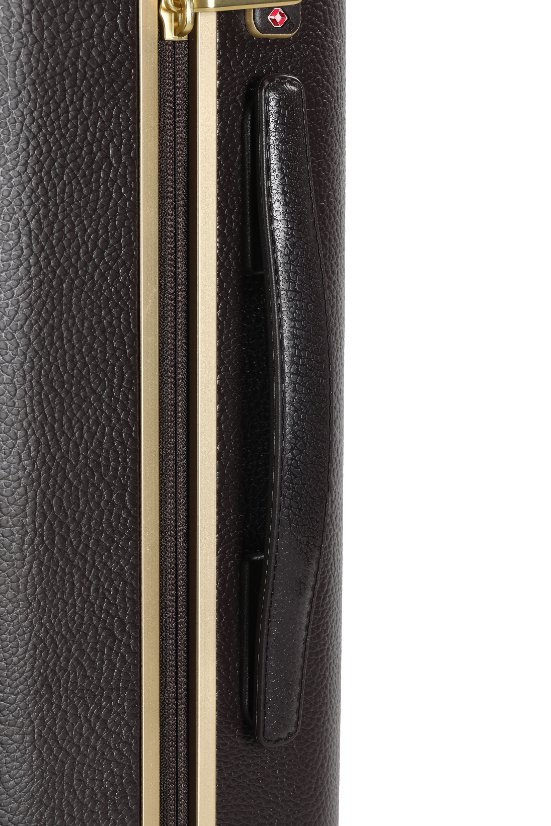 PC Material PC 923 Leather‑Grain, Gold Aluminum‑Frame