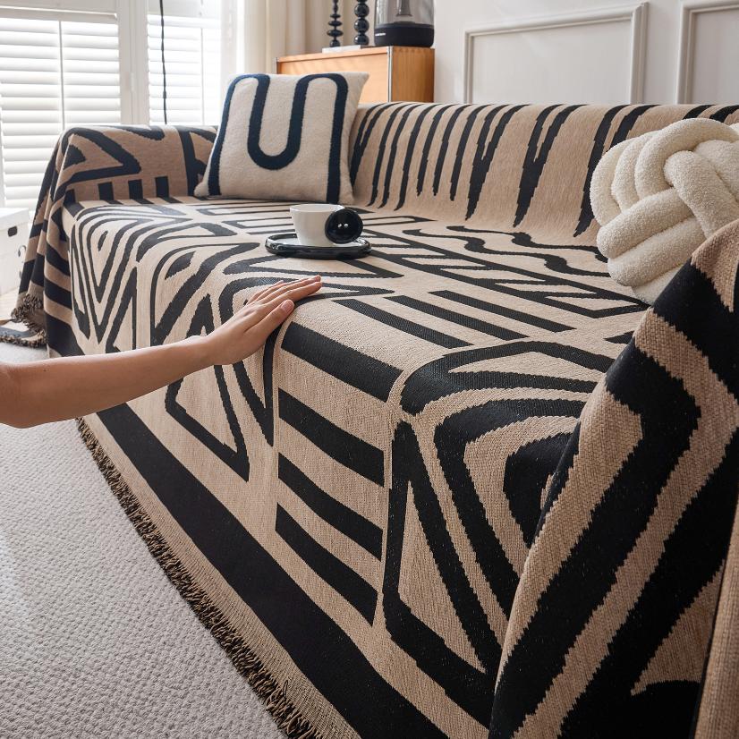 Jacquard sofa throw Bohemian Sofa Throw