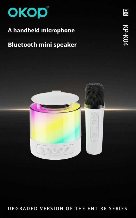 Karaoke Speaker System KP-K04 wireless karaoke microphone bluetooth speaker