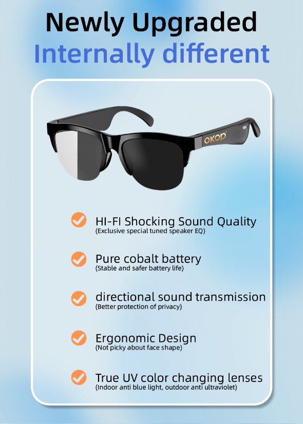 Smart glasses KP-Y105 Smart Bluetooth Glasses