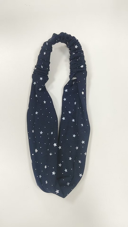 Fabric Hair Accessories Campus Chaos Collection - Navy Fabric Hairband 34