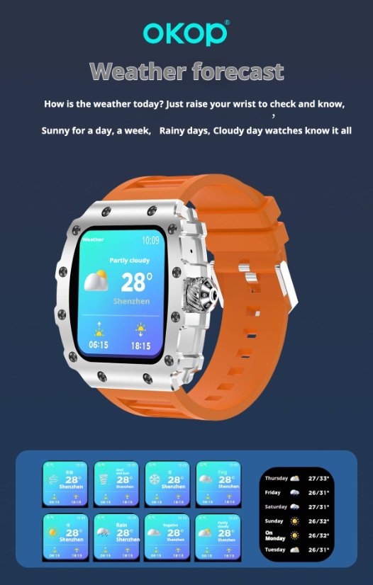 Smartwatch KP-S100 Smart Sports Bluetooth Watch