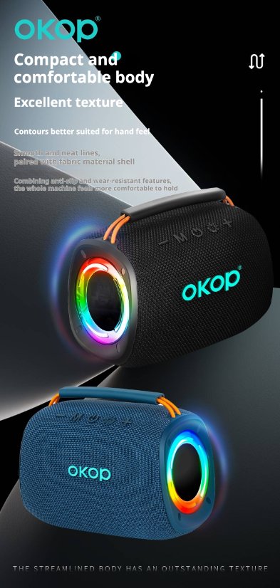 Portable Outdoor Bluetooth Speaker KP-590 Wireless Bluetooth Speaker