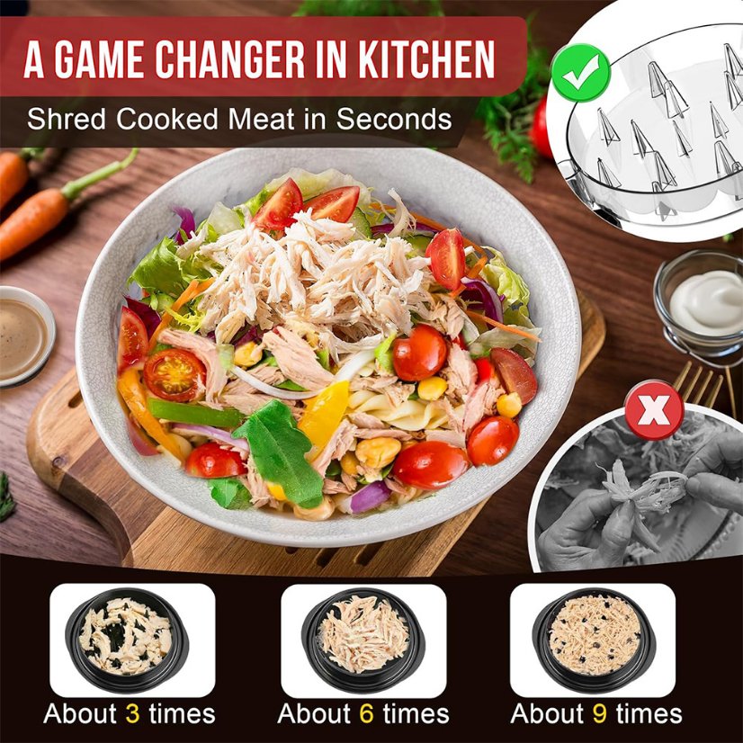 Kitchenware Chicken Shredder Machine