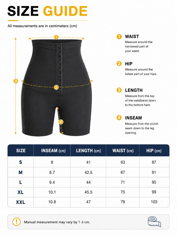 legging-shorts-capri-pant Women Sauna Shorts 3inch High Waisted Shapewear Shorts Weight Loss Compression Sweatsuit Exercise Fitness Gym Yoga With Hooks