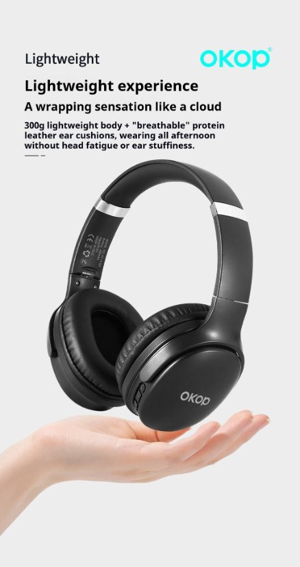 Over-Ear Headphones KP-H101 Wireless bluetooth speaker