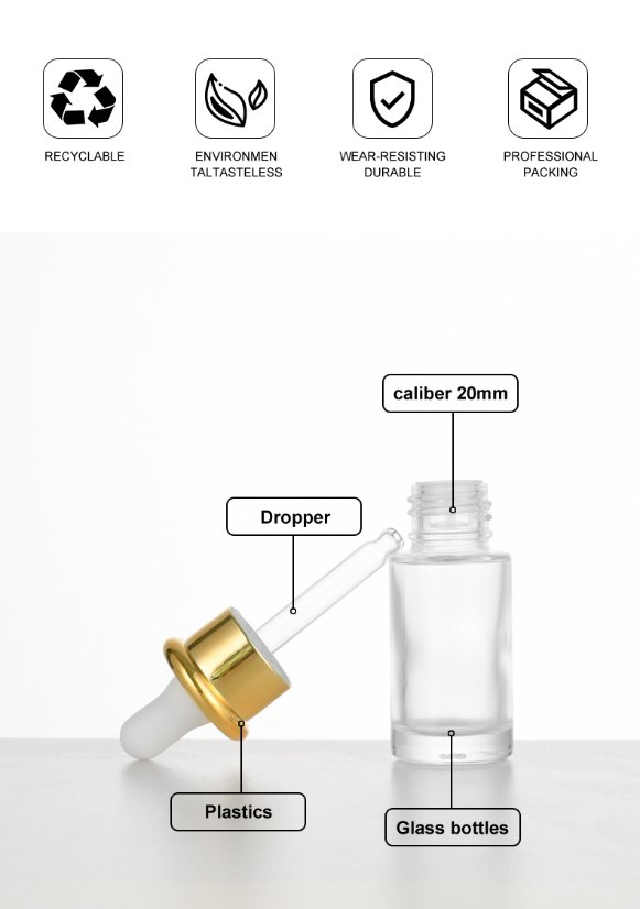 frasco cuentagotas 15ml Dropper Bottle with Frosted Finish for Essential Oil – Source Manufacturer