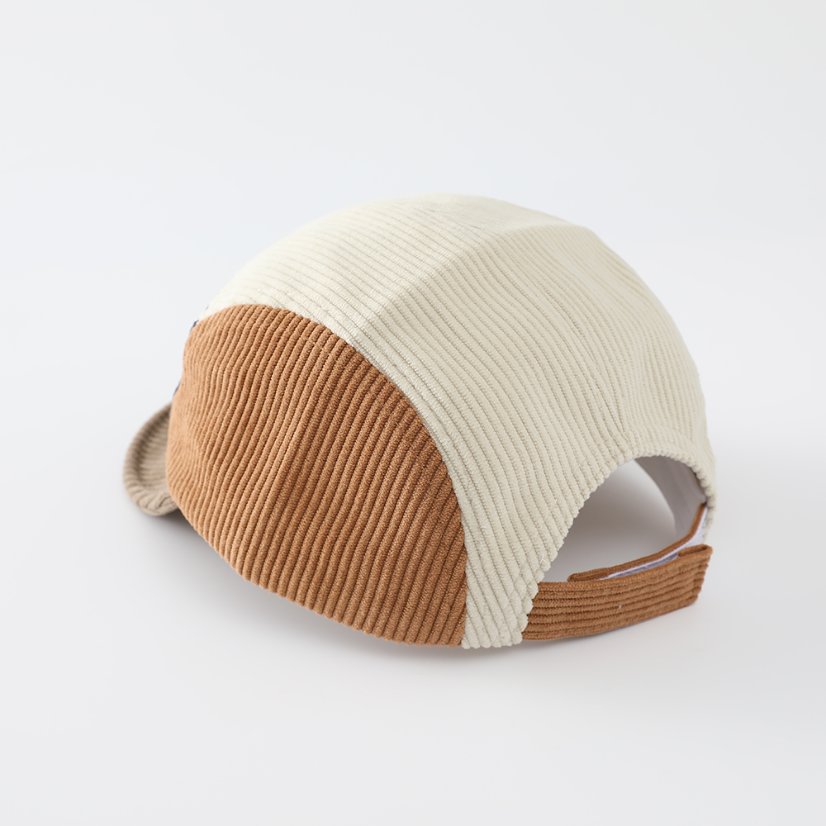 Autumn Style Light Corduroy Paris Color-block Kids Baseball Cap