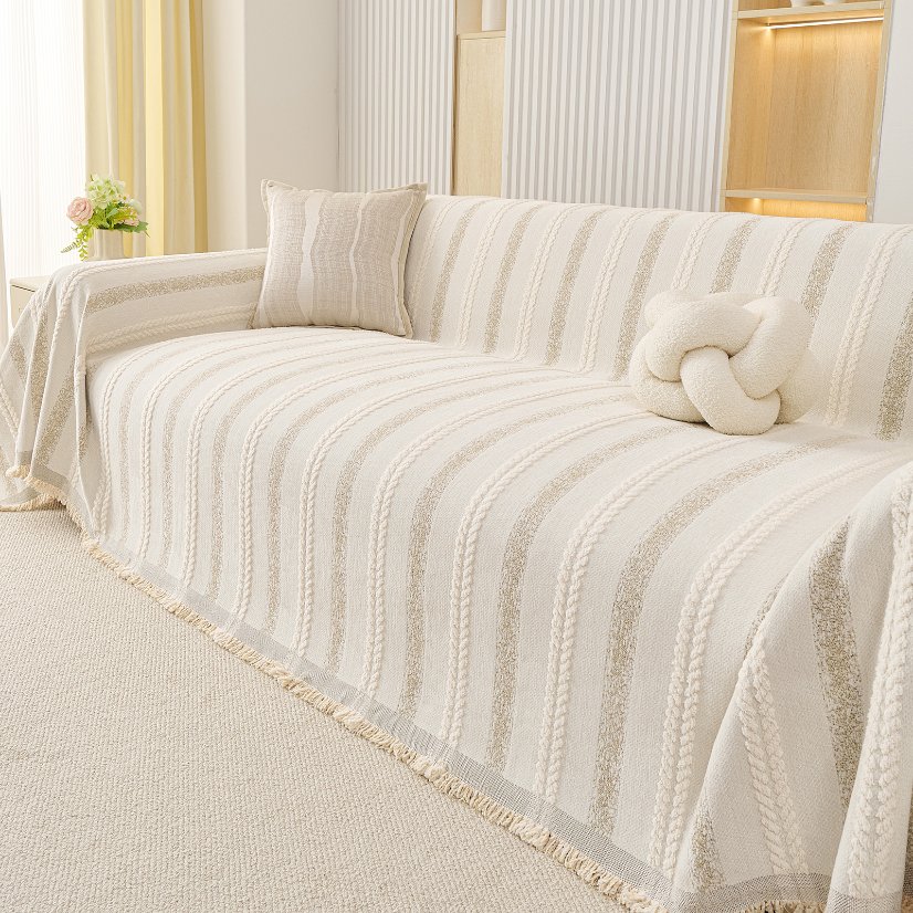Jacquard sofa throw Wheat Ear Sofa Throw