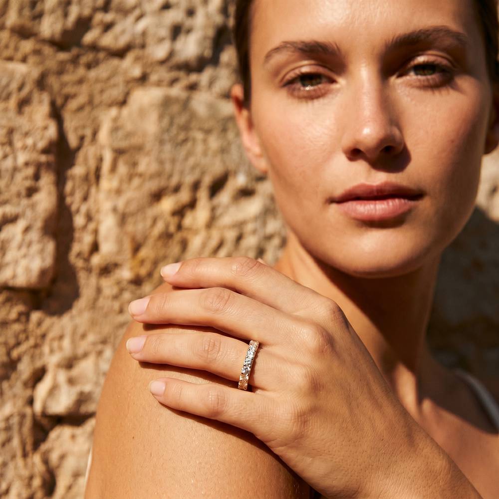 Copper Ring Lumina Full Eternity Ring