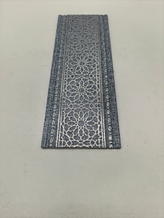 decor line PS Islamic Geometric Embossed Molding, Rope Border Gold & Silver Frame Trim