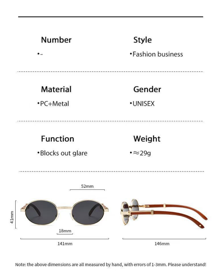 Gradient metal sunglasses 2068