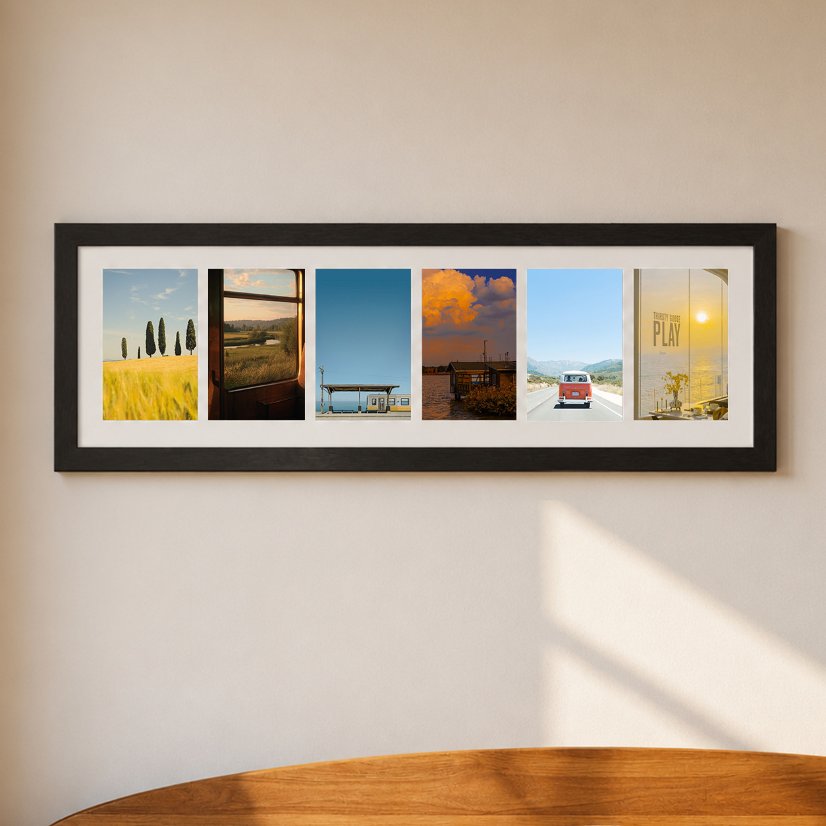MDF Picture Frames Six-grid and seven-grid photo frames