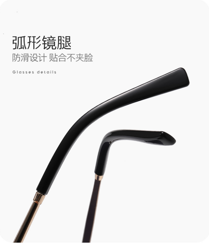 Gradient metal sunglasses 9059