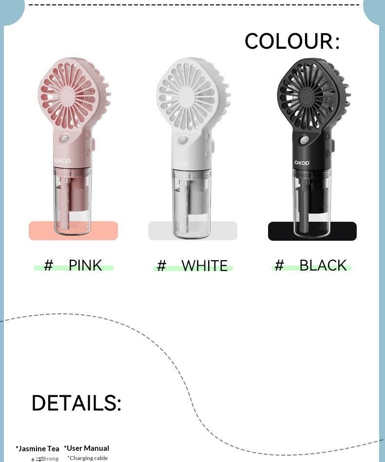 Fan KP-F03 Handheld misting fan
