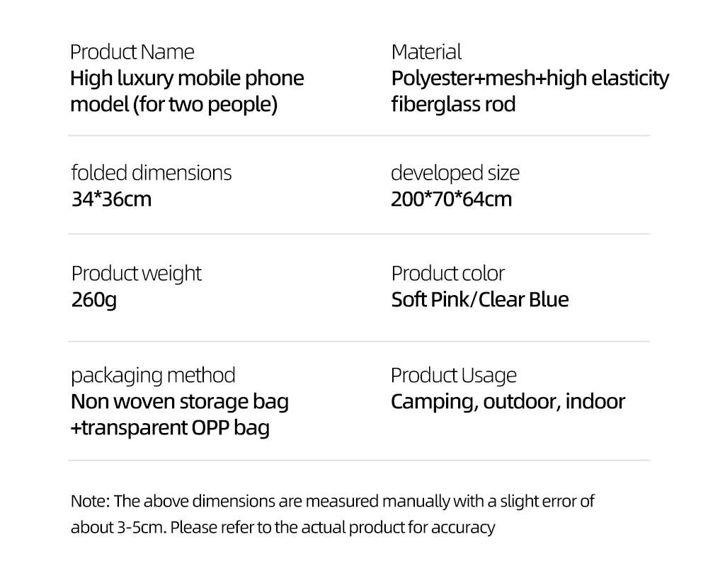 Face mosquito net Double X Full-Body Mosquito Net