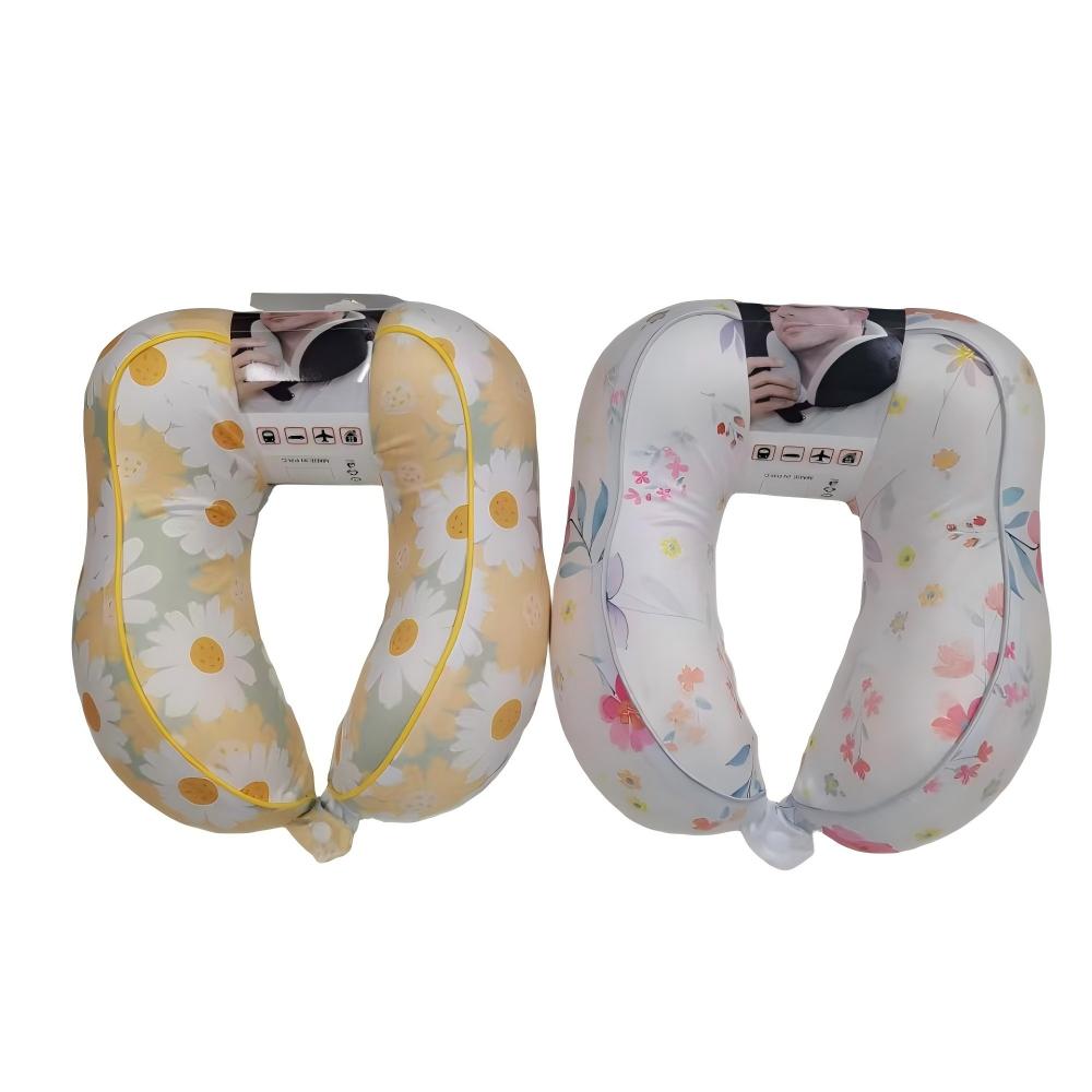 U-shaped pillow Milk Silk Printed Memory Foam U-Shaped Pillow