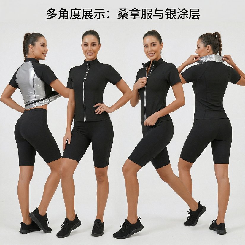 Activewear Women's Short Sleeve + 5" Shorts Sweat Set