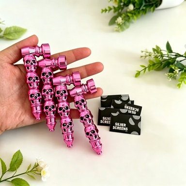 Novelty Storage Tubes Skull‑Shaped Punk Portable Tube