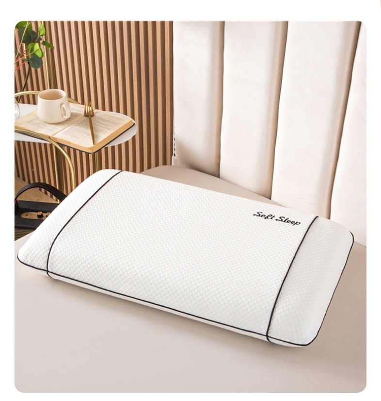 Adult Memory Foam Pillow 70×40×10 cm Bread-Shaped Adult Memory Foam Pillow