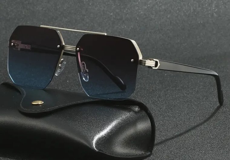 Metallic Fashion Sunglasses 7005
