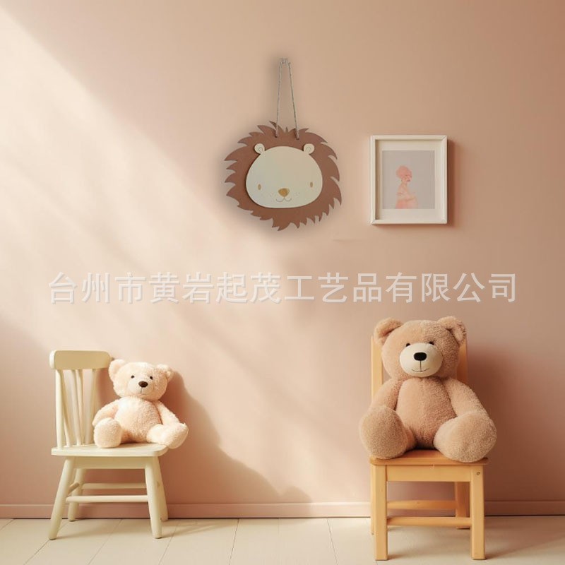 Infant Baptism Wooden Craft Hot-selling Lion Pendant