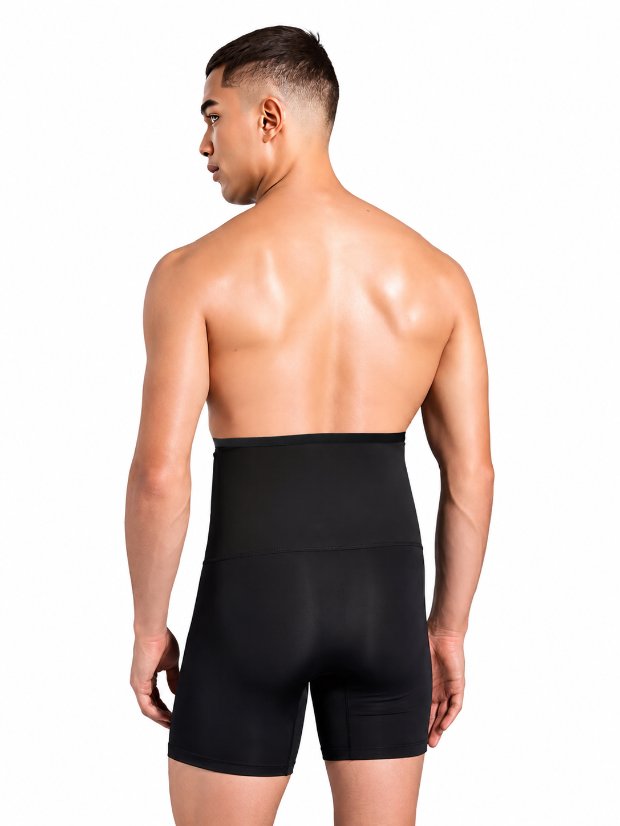 legging-shorts-capri-pant Sauna Short Pants for Men Sweat Sauna Suit Compression shorts Tummy Control Shapewear High Waisted