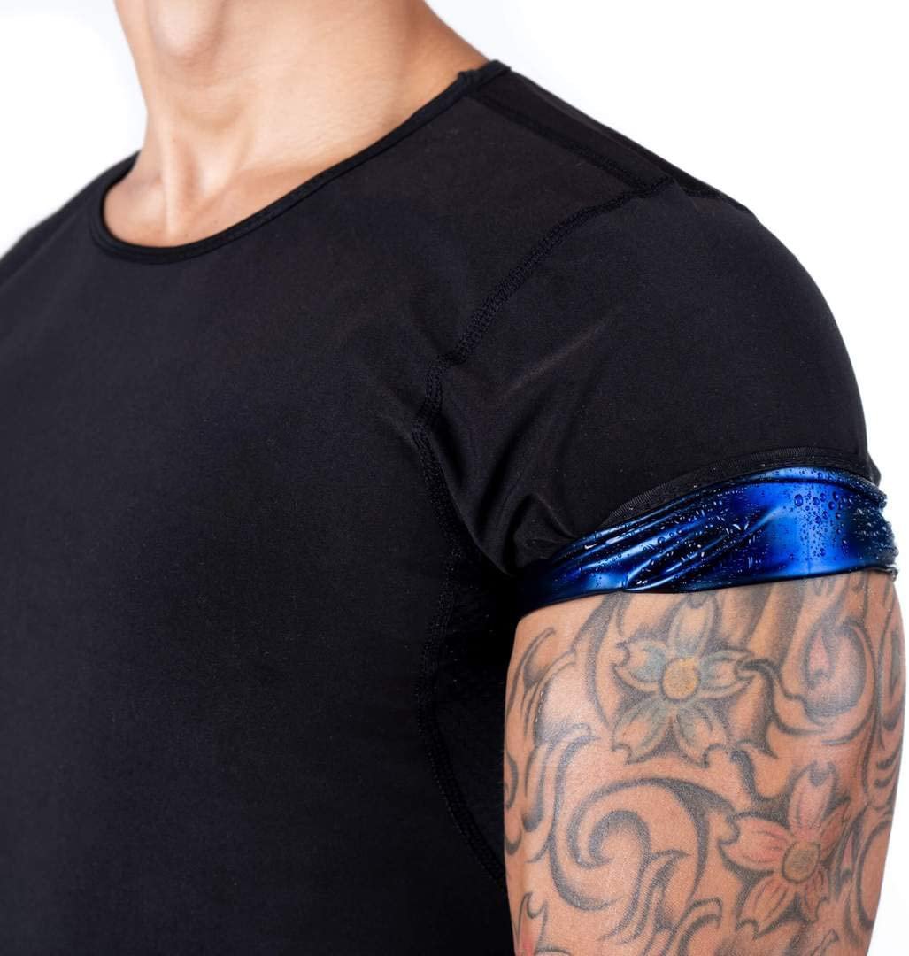 Activewear Sweat-Enhancing Men's Short Sleeve