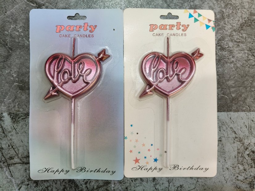 Decorative Shaped Candles Arrow-Through-Heart LOVE Decorative Candle