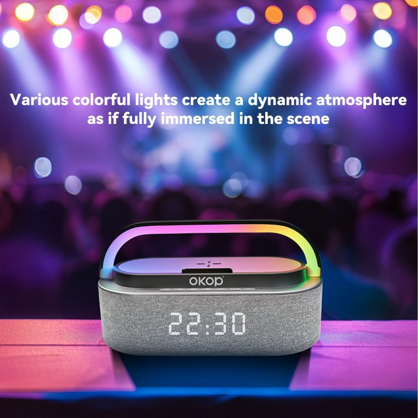 Wireless Charging Bluetooth Speaker KP-578 Wireless Bluetooth Speaker