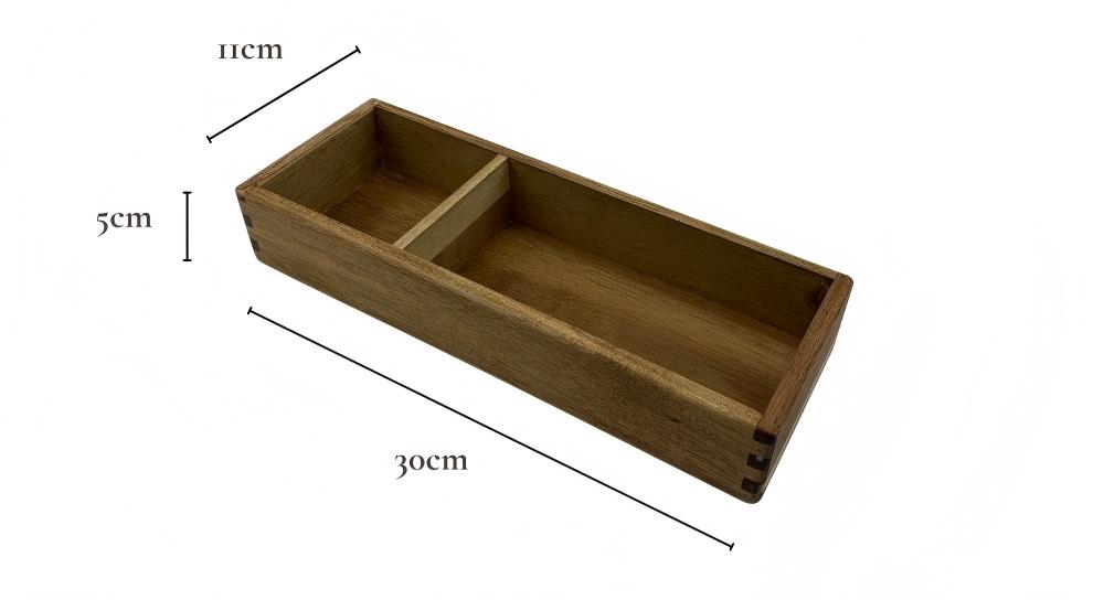 Dovetail Collection Handmade Mortise-and-Tenon Storage Tray (Small)