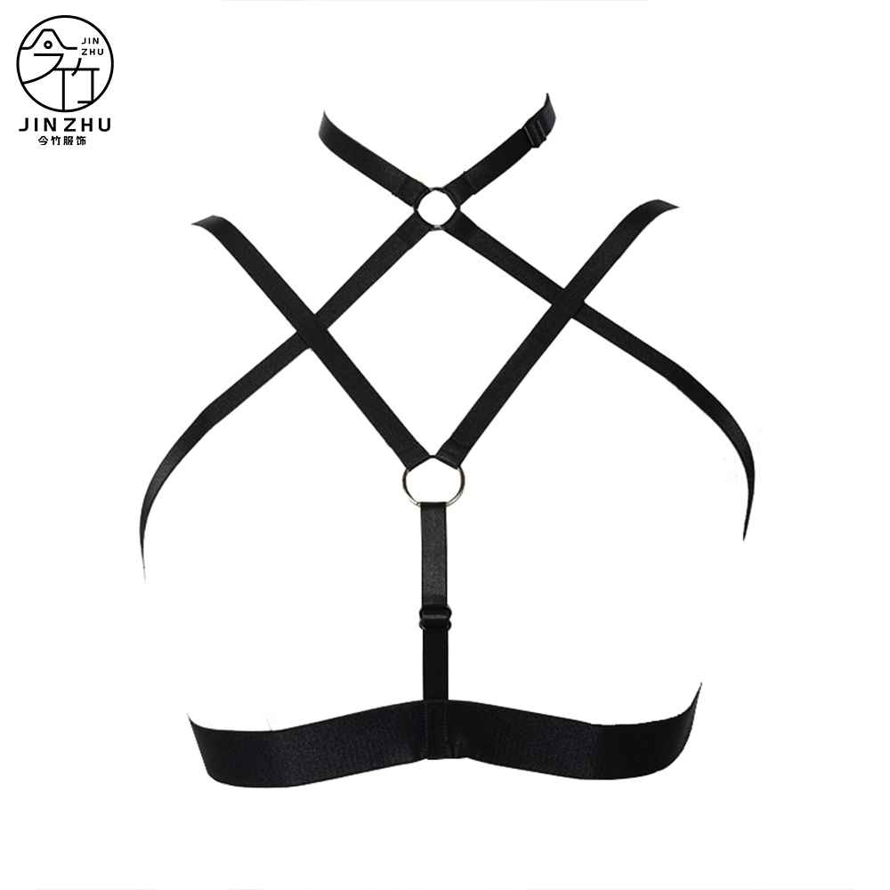 女士上衣 Women's Sexy Cross Chest Strap Harness