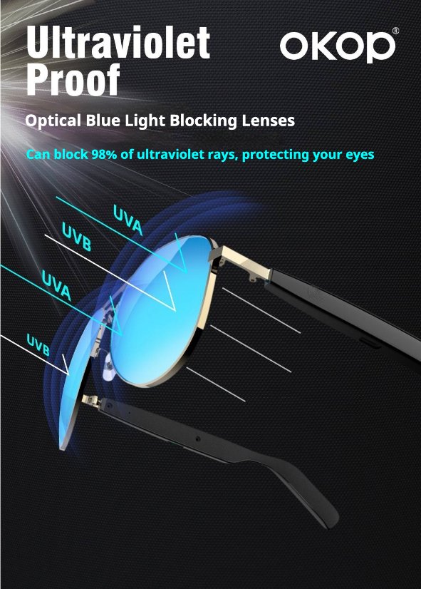 Smart glasses KP-Y101 Smart bluetooth grasses
