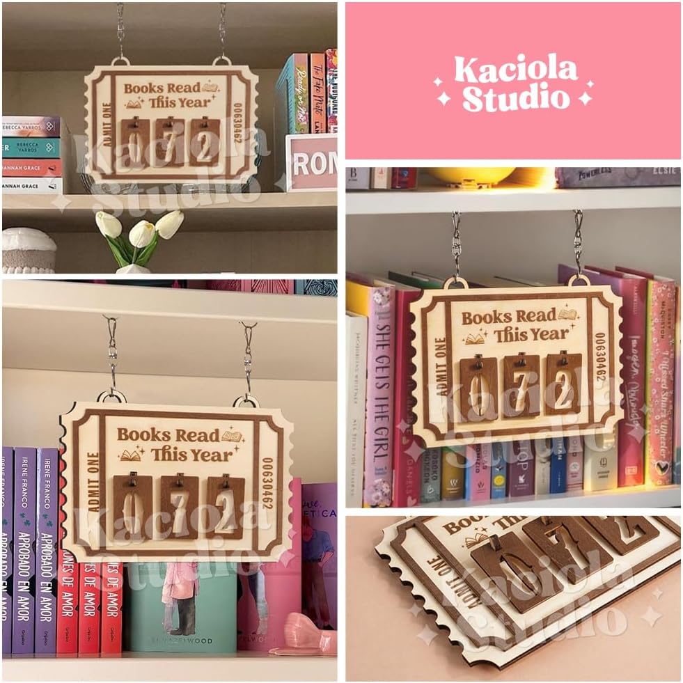 Holidays, gifts Hanging Bookshelf Counter Bookish Decor Hanging Reading Counter
