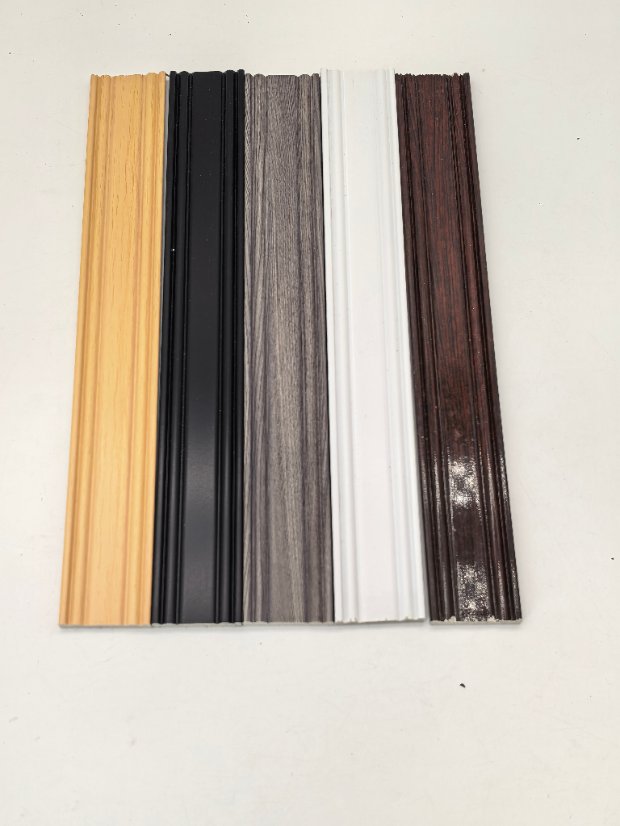 decor line PS Double Groove Simple Molding, Wood Grain & Solid Color Picture Frame Trim