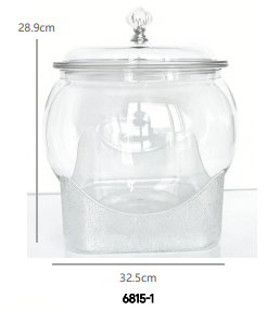 Square-bottom sealed jar Square‑Bottom Airtight Jar 6811‑1 Series